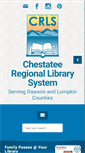 Mobile Screenshot of chestateelibrary.org